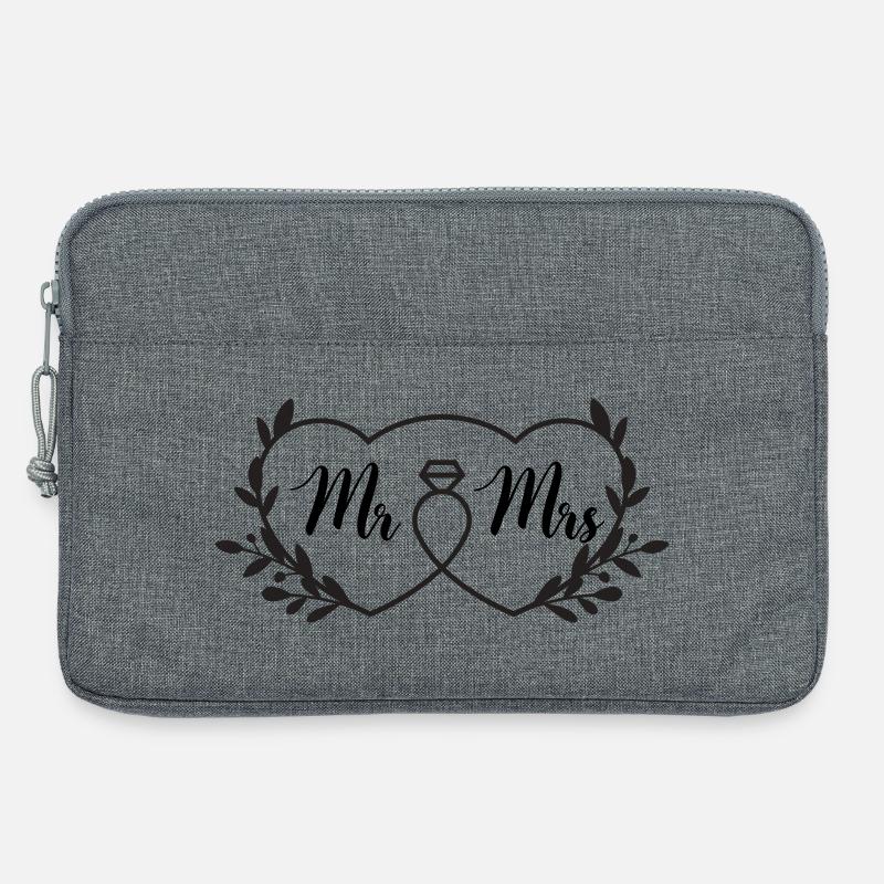 Herr Frau - Laptoptasche 13" - Grau meliert