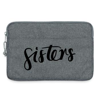 Sœurs - Sacoche pour ordinateur portable 13 pouces - gris chiné - Devant