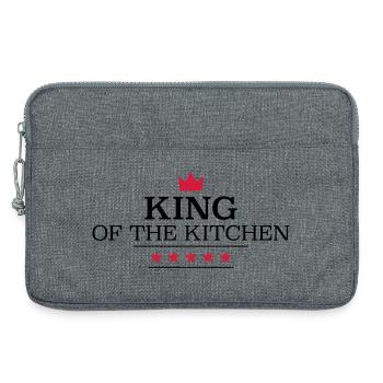 Lustige Geschenke für Männer die gern kochen - Laptoptasche 13" - Grau meliert - Vorne