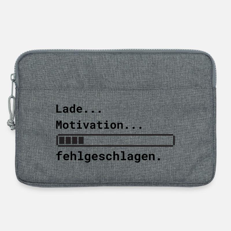 Lade Motivation - Laptoptasche 13" - Grau meliert