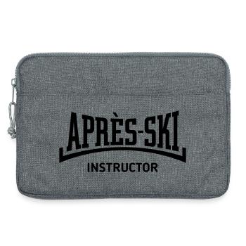 Après-Ski – Instructor (Konkav / Apres Ski / B) - Laptoptasche 13" - Grau meliert - Vorne