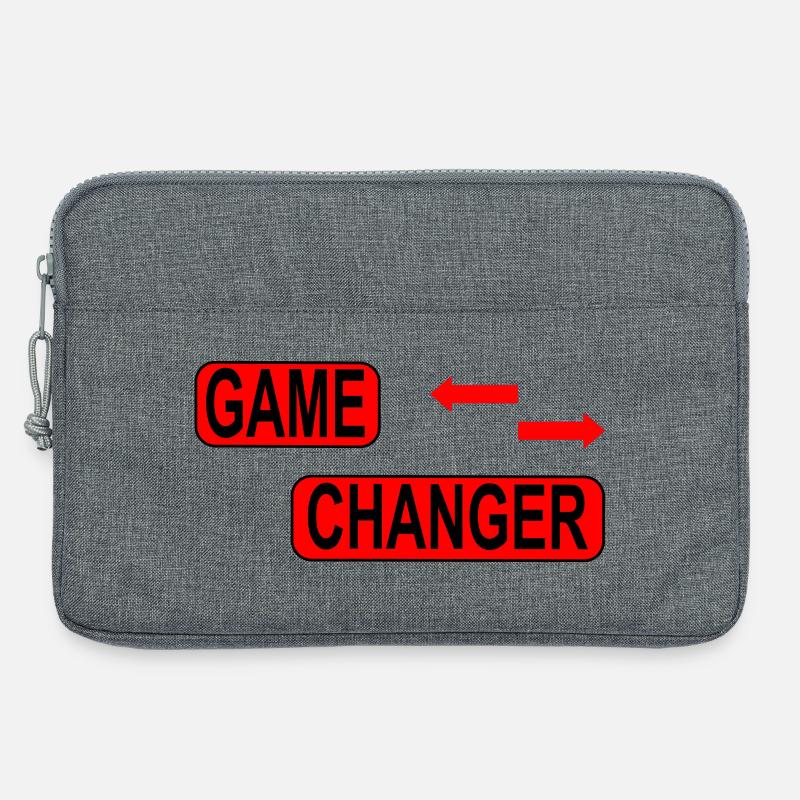 Game Changer / Change / Statement - Laptop bag 13" - heather grey