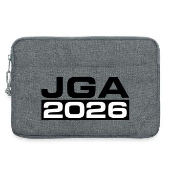 Jga 2026 Bachelor Party - Laptop bag 13" - heather grey - Front
