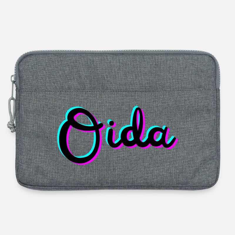 oida - Laptoptasche 13" - Grau meliert