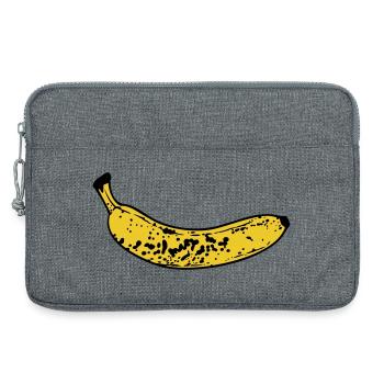 Banane - Laptoptasche 13" - Grau meliert - Vorne