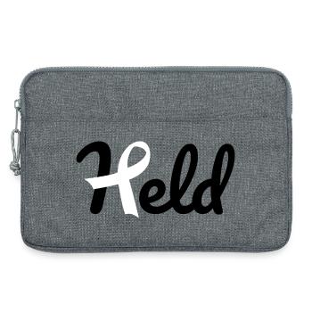 Hero Cancer - Sacoche pour ordinateur portable 13 pouces - gris chiné - Devant