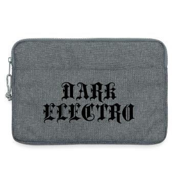 électro sombre - Sacoche pour ordinateur portable 13 pouces - gris chiné - Devant