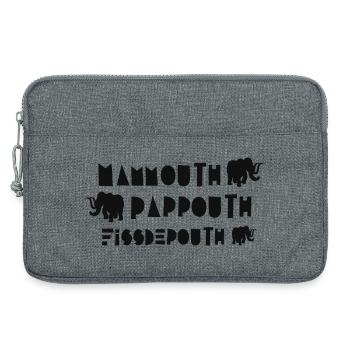 Familie Mammut - Laptoptasche 13" - Grau meliert - Vorne