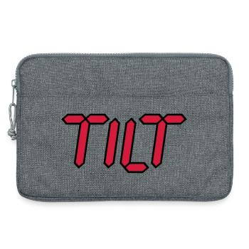 Tilt | durch drehen | durchgeknallt - Sacoche pour ordinateur portable 13 pouces - gris chiné - Devant