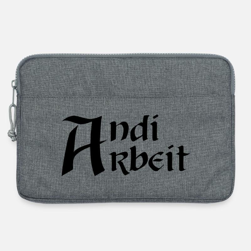 Andi Arbeit - Laptoptasche 13" - Grau meliert