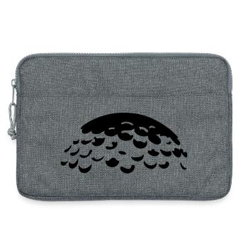 Golfball - Laptoptasche 13" - Grau meliert - Vorne