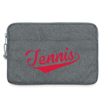 Tennis - Sport - Ball - Player - Game - Sportsman - Laptop bag 13" - heather grey - Front