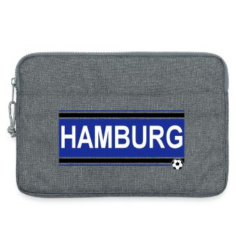 Hamburg , Tradition , Hamburg Fussball Fan (25) - Laptoptasche 13" - Grau meliert - Vorne