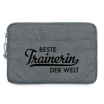 beste trainerin der welt - Laptoptasche 13" - Grau meliert - Vorne