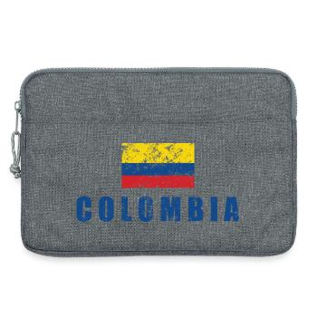Kolumbien - Laptoptasche 13" - Grau meliert - Vorne