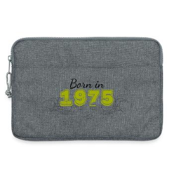 Born in 1975 - Laptoptasche 13" - Grau meliert - Vorne