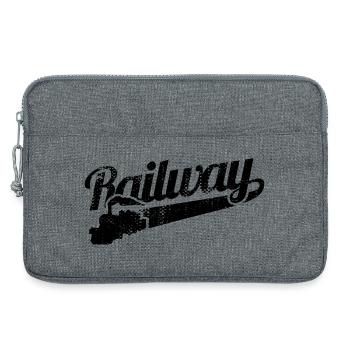 Railroad - Laptop bag 13" - heather grey - Front