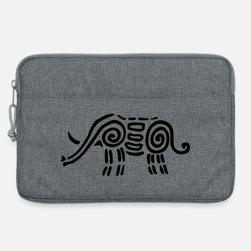 Elefant1 - Laptoptasche 13" - Grau meliert