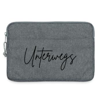 Unterwegs - Laptoptasche 13" - Grau meliert - Vorne