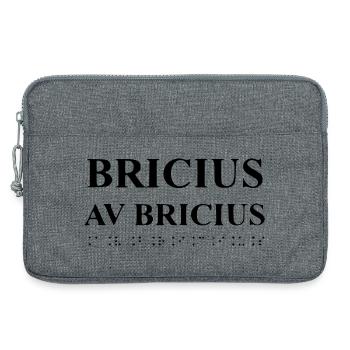 Expression abstraite aux couleurs vives - Sacoche pour ordinateur portable 13 pouces - gris chiné - Devant