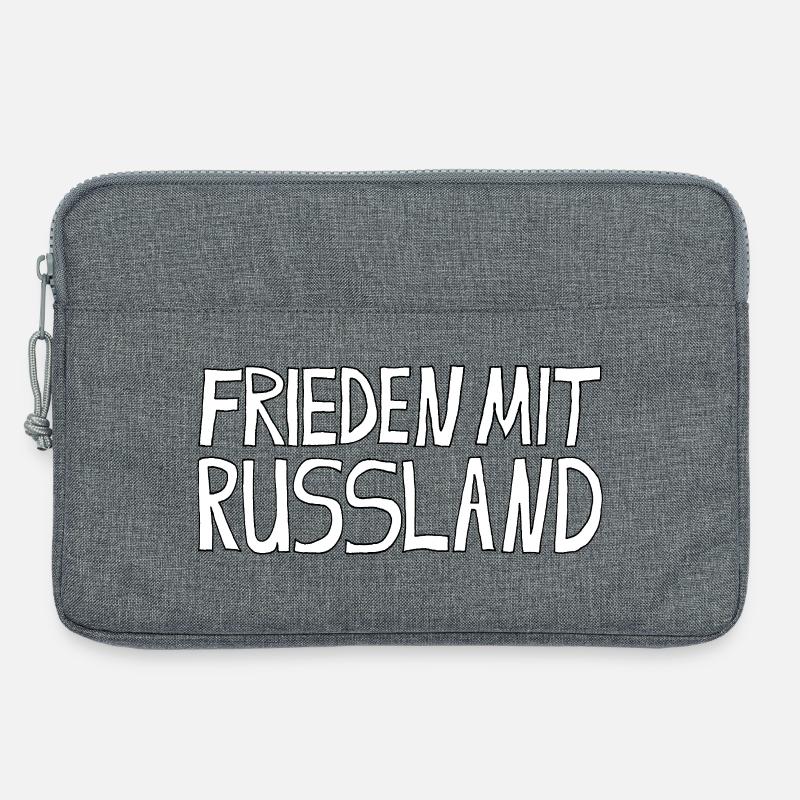 FRIEDEN MIT RUSSLAND - Laptoptasche 13" - Grau meliert