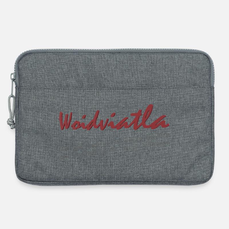 Woidviatla Script Logo - Laptop bag 13" - heather grey
