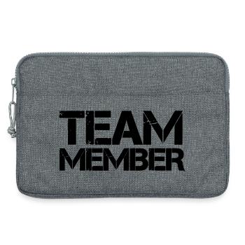team_member - Sacoche pour ordinateur portable 13 pouces - gris chiné - Devant