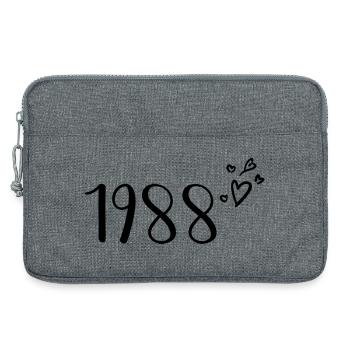 1988 - Laptop bag 13" - heather grey - Front