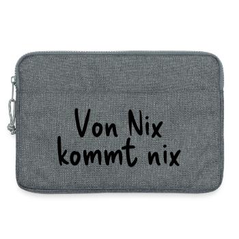 Rien ne vient de rien - Sacoche pour ordinateur portable 13 pouces - gris chiné - Devant