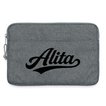 Alita-Name erst-letzte Familie - Laptoptasche 13" - Grau meliert - Vorne