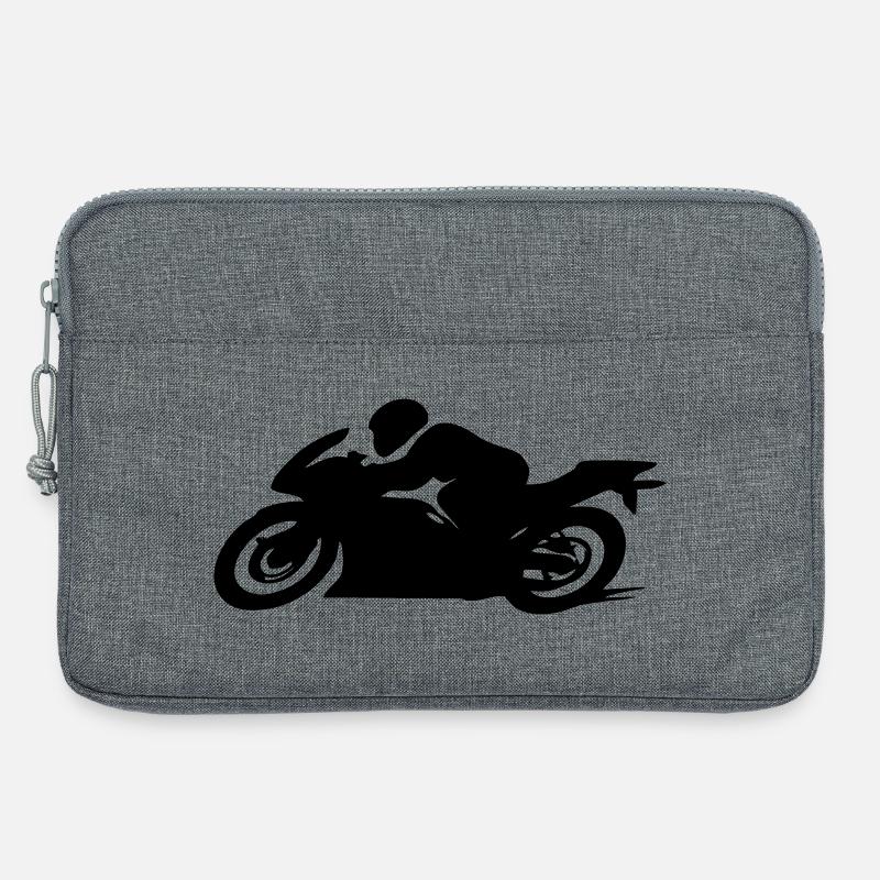 motorcycle - Laptop bag 13" - heather grey
