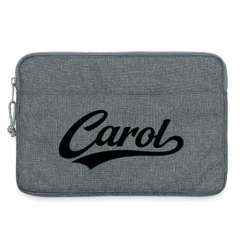 Carol Name zuerst letzte Familiengeschenke - Laptoptasche 13" - Grau meliert - Vorne