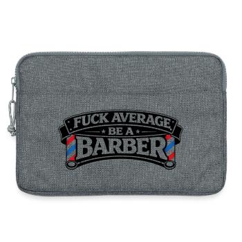 Be a Barber – Stilvolle Nonkonformität - Laptoptasche 13" - Grau meliert - Vorne
