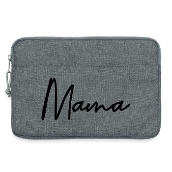 Maman - Sacoche pour ordinateur portable 13 pouces - gris chiné - Devant