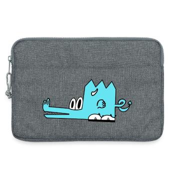 Cindor der Drache - Laptoptasche 13" - Grau meliert - Vorne