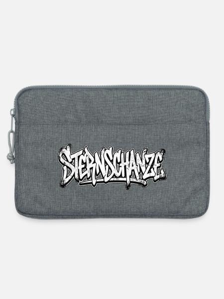 Sternschanze Hamburg Graffiti Hip Hop Tag - Laptoptasche 13" - Grau meliert