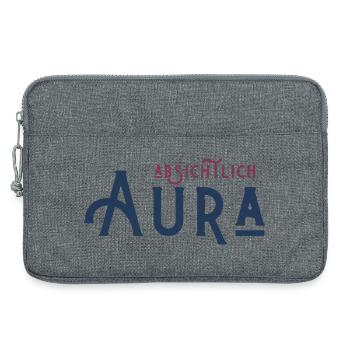 Absichtlich Aura - Laptoptasche 13" - Grau meliert - Vorne