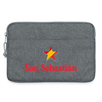 Stars of Spain - San Sebastian - Laptop bag 13" - heather grey - Front