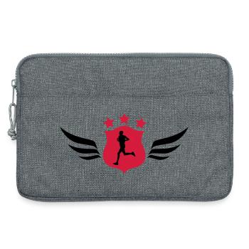 Running / Jogging / Run / Trail / Sport - Laptop bag 13" - heather grey - Front