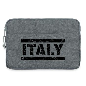 Italie - Sacoche pour ordinateur portable 13 pouces - gris chiné - Devant