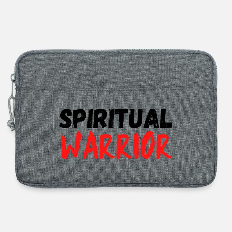 Spiritueller Krieger - Laptoptasche 13" - Grau meliert