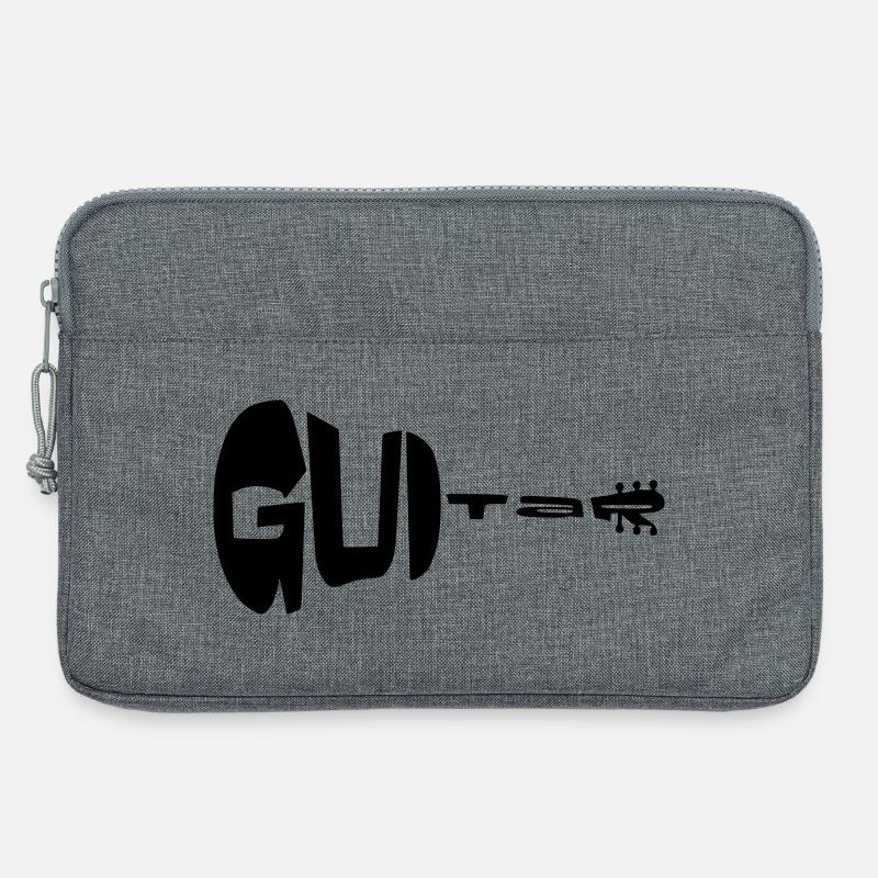 Gitarre in Form einer Gitarre * - Laptoptasche 13" - Grau meliert