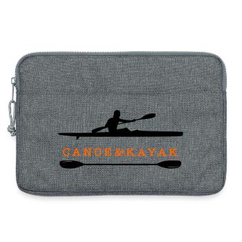 Canoë & Kayak - Sacoche pour ordinateur portable 13 pouces - gris chiné - Devant