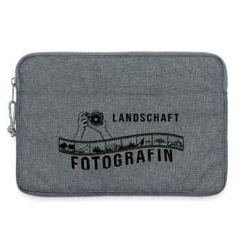 Landschaftsfotografin - Laptoptasche 13" - Grau meliert - Vorne