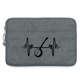Banjo - Laptop bag 13" - heather grey - Front