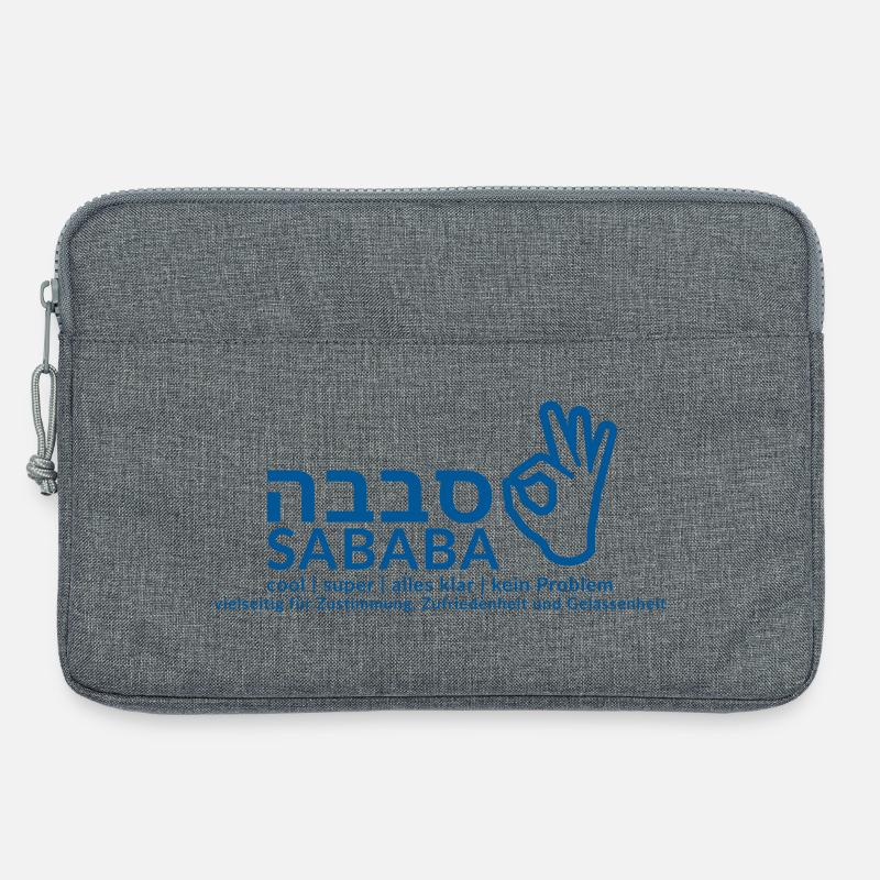 Sababa - Laptoptasche 13" - Grau meliert