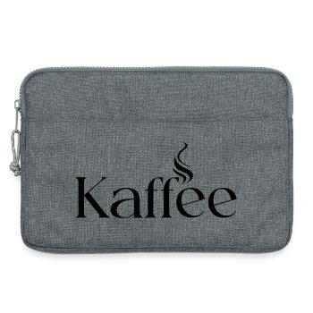 Café - Sacoche pour ordinateur portable 13 pouces - gris chiné - Devant