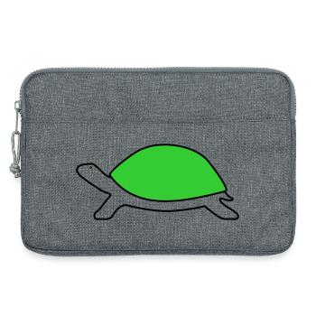 Turtle - Laptop bag 13" - heather grey - Front