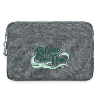 Release and Flow Loslassen und Energiefluss - Sacoche pour ordinateur portable 13 pouces - gris chiné - Devant