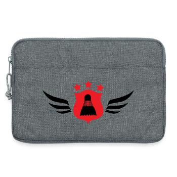 Badminton - Sport - Racket - Laptop bag 13" - heather grey - Front